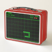 カスタムスネークゲームのランチボックス – 名前とスコア メタルランチボックス (裏面)