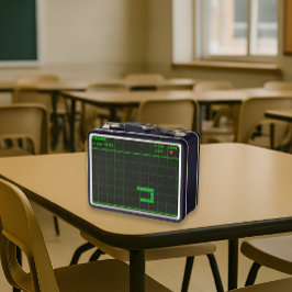 カスタムスネークゲームのランチボックス – 名前とスコア メタルランチボックス