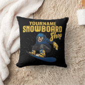 カスタムスノーボーダースノーボーディングショップビッグエア クッション (ブランケット)