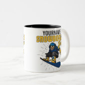 カスタムスノーボーダースノーボーディングショップビッグエア ツートーンマグカップ (正面右)