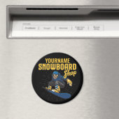 カスタムスノーボーダースノーボーディングショップビッグエア マグネット (インサイチュ (食洗機))