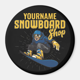 カスタムスノーボーダースノーボーディングショップビッグエア マグネット
