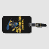 カスタムスノーボーダースノーボーディングショップビッグエア ラゲッジタグ (正面横)