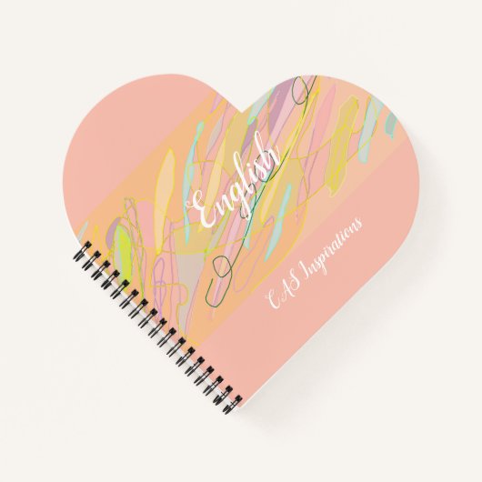 カスタムスパイラルノート新学期 ノートブック (正面)