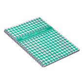 カスタムスパイラルノート、Emerald Dogtooth Check ノートブック (右側)