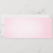 カスタムスパデイメッセージピンクバウチャー証明書 招待状 (裏面)