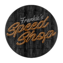 カスタムスピードショップピントリ改造ピンガレージダーク カッティングボード