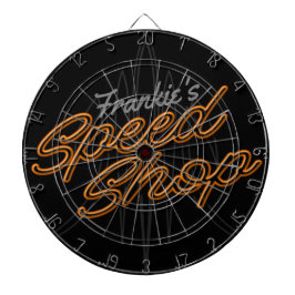 カスタムスピードショップピントリ改造ピンガレージダーク ダーツボード