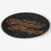 カスタムスピードショップピントリ改造ピンガレージダーク ペーパープレート (アングル)