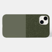 カスタムスペックルトップモスグリーンiPhone 14 Plusケース Case-Mate iPhoneケース (裏面 (横))