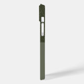 カスタムスペックルトップモスグリーンiPhone 14 Plusケース Case-Mate iPhoneケース (裏面 / 左)