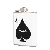 カスタムスペードのカー遊ドスーツのエース フラスク (左)