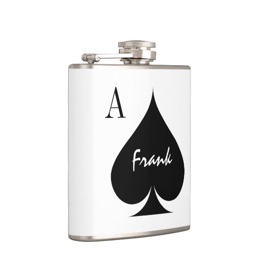 カスタムスペードのカー遊ドスーツのエース フラスク (右)