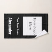 カスタムスポーツチームロゴ、チーム、プレイヤー名 ハンドタオル (ハンドタオル)