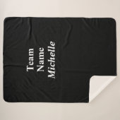 カスタムスポーツチーム名シェルパブランケット シェルパブランケット (正面(横))