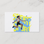 カスタムスポーツバスケットボールフィットネスコーチテニス 名刺 (裏面)