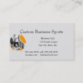 カスタムスポーツバスケットボールフィットネスコーチ 名刺 (正面)
