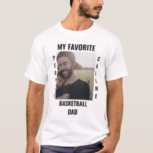 カスタムスポーツパパスポーツママ写真テンプレート Tシャツ