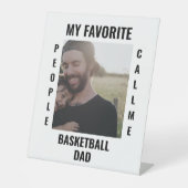 カスタムスポーツパパスポーツママ写真テンプレートT-Shir 台座サイン (正面)