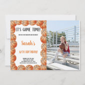 カスタムスポーツパーティー招待状子供へ 招待状 (正面)