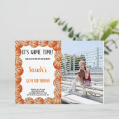 カスタムスポーツパーティー招待状子供へ 招待状 (スタンド正面)