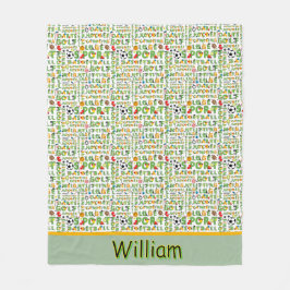 カスタムスポーツファン フリースブランケット