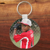 カスタムスポーツフォトキーチェーン キーホルダー (正面)