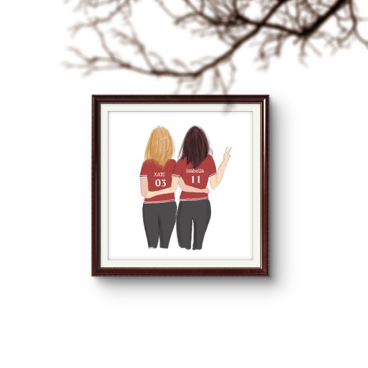 カスタムスポーツ選手最高の選手 ポスター