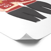 カスタムスポーツ選手最高の選手 ポスター (角)