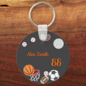 カスタムスポーツ キーホルダー (正面)