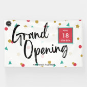 カスタムスモールビジネスグランドオープン 横断幕 (横)