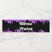 カスタムスライムバースデーパーティー ペットボトルラベル (シングルラベル)