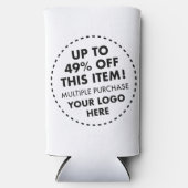 カスタムスリムクーラーボックス49%オフ一括買割引 スリム缶クーラー (正面)