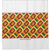 カスタムスリランカ シャワーカーテン (正面)