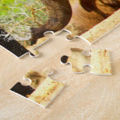 カスタムスローガン/保護象スプラッシュ ジグソーパズル (側面)