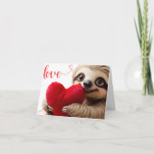 カスタムスロース Valentine Love Slothmate シーズンカード (正面)