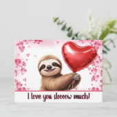 カスタムスロース Valentine's 「あなたのことがとっても好き」 シーズンカード (スタンド正面)