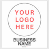 カスタムスーツケースのロゴと会社名 | 透明 シール (シート)