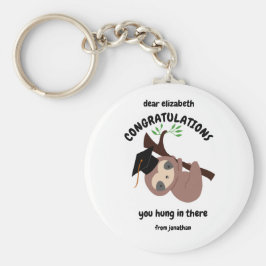 カスタムス卒業つるは可愛い キーホルダー