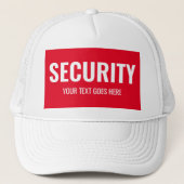 カスタムセキュリティ文字テンプレートメンズユニセックス キャップ (正面)