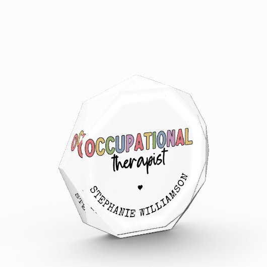 カスタムセラピストOTギフト フォトブロック (左)