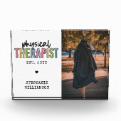 カスタムセラピストPT卒業プレゼント フォトブロック (正面)