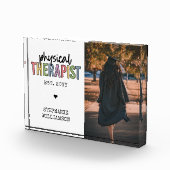 カスタムセラピストPT卒業プレゼント フォトブロック (右)