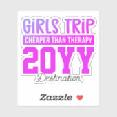 カスタムセラピーよりも安い女子の旅グラデーション シール (シート)