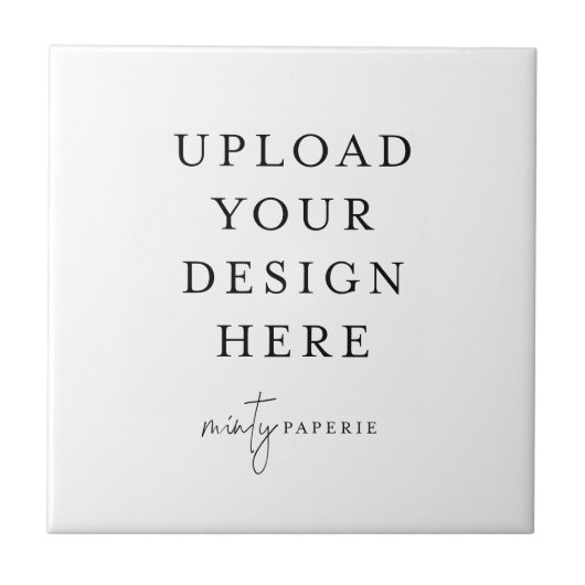 カスタムセラミックタイル – 自分で行う タイル (正面)