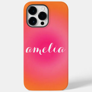 カスタムセリフ 名前 フォンケース – 大胆なグラデーション Case-Mate iPhone 14 PRO MAXケース