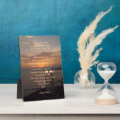 カスタムセレニティ祈りの言葉 フォトプラーク (側面)