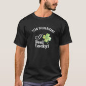 カスタムセントパトリックデーチーム - ラッキーな気分 Tシャツ (正面)