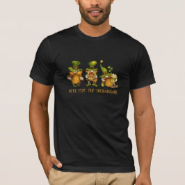 カスタムセントパトリックデー 楽しいアイリッシュグノーム Tシャツ
