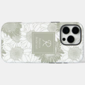 カスタムセージサンフラワー Case-Mate iPhoneケース (裏面 (横))